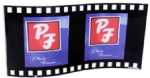 curved glass photo frame